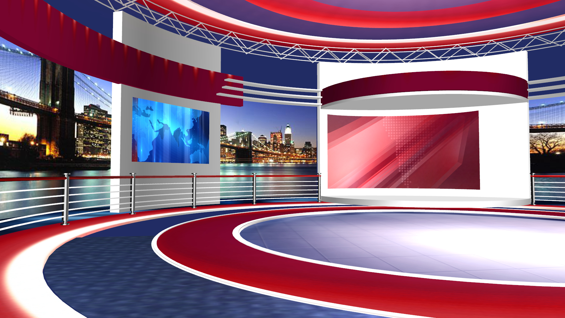 Vizrt virtual studio set - Free Virtualset