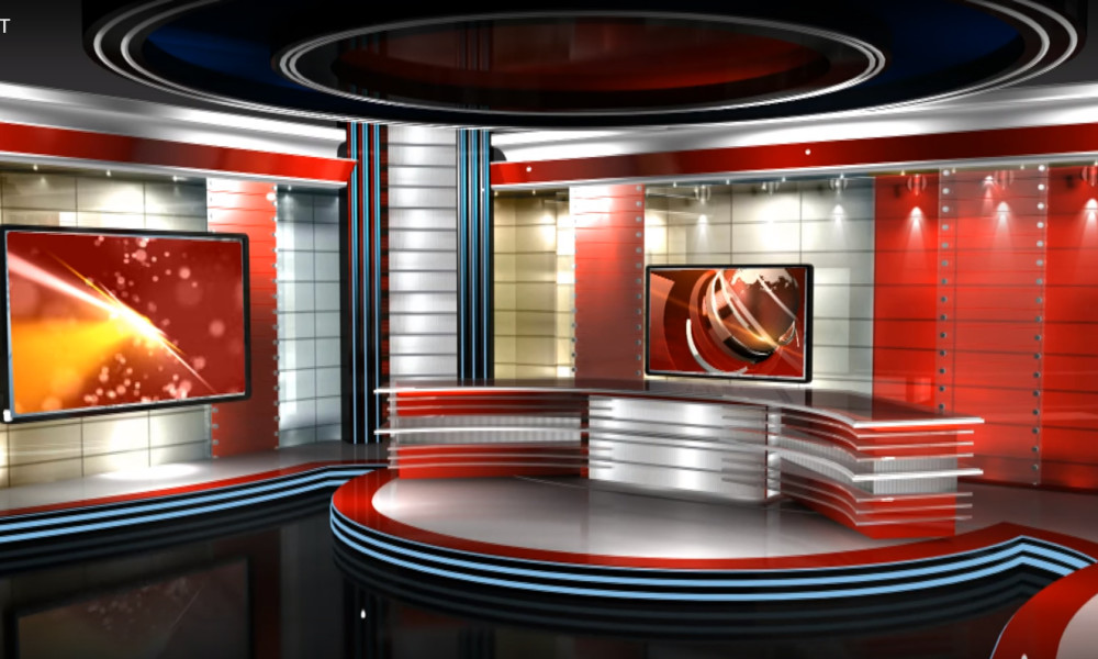 Newsroom Virtual set - Free Virtualset