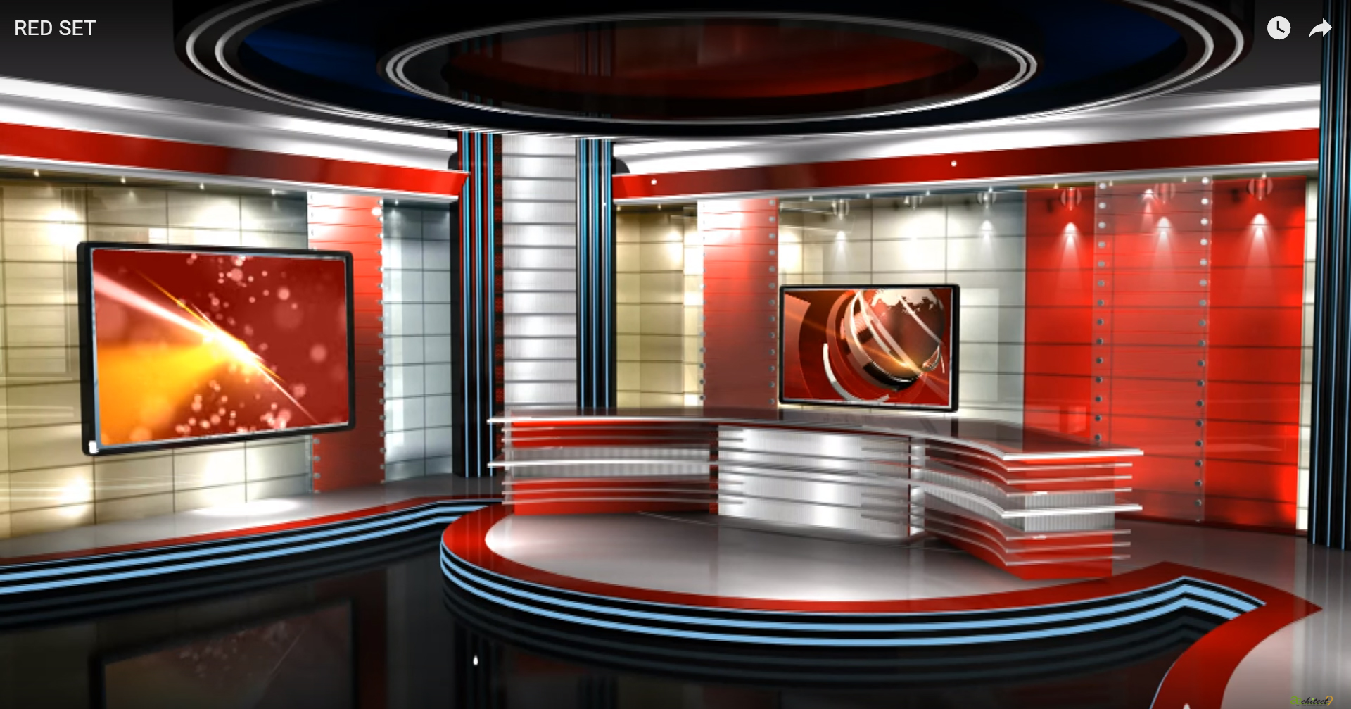 Newsroom Virtual set - Free Virtualset